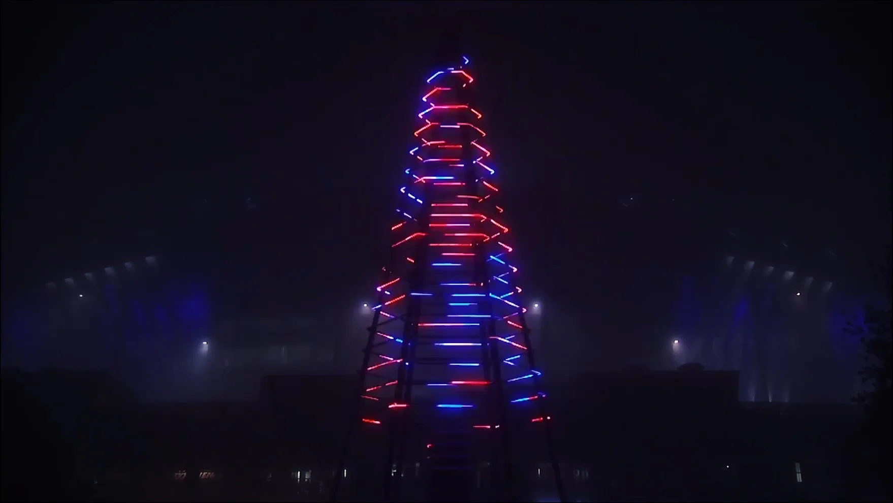 Sapin lumineux - Parc OL